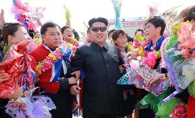 &Scaron;iaurės Korėjoje yra kuo pasidžiaugti jos lyderiui Kim Jong Unui 