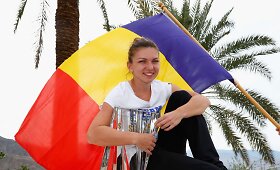 Simona Halep i&scaron;plė&scaron;ė pergalę ir tapo Indian Velso čempione