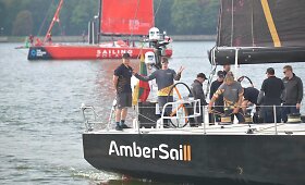 &bdquo;Ambersail2&ldquo; pasiruo&scaron;imas prie&scaron; lenktynių startą