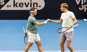 Ričardas Berankis ir Edas Butvilas &bdquo;Vilnius Open by kevin.&ldquo; turnyre