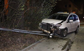 &bdquo;Audi&ldquo; ir &bdquo;Toyota&ldquo; avarija Panevėžyje
