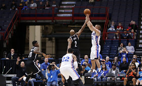 NBA prie&scaron;sezoninės rungtynės: &bdquo;Philadelphia 76ers&ldquo; &ndash; &bdquo;Brooklyn Nets&ldquo;