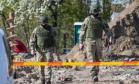 Vilniuje Geležinkelio gatvėje rastas sprogmuo
