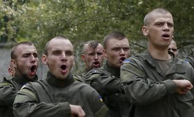 Ukrainos savanorių bataliono &bdquo;Azov&ldquo; karių rungtynės
