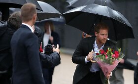 Princai Williamas ir Harry savo motinos atminimą pagerbė Kensingtono rūmuose