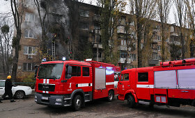 Raketų ataka prie&scaron; Kyjivą