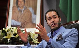 Muamaro Kadhafi sūnus Saadi i&scaron;duotas Libijai 