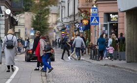 Trečiadienio vakaras Vilniaus mieste