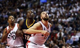 Galingas J.Valančiūno startas NBA: &bdquo;Raptors&ldquo; &ndash; &bdquo;Pacers&ldquo;