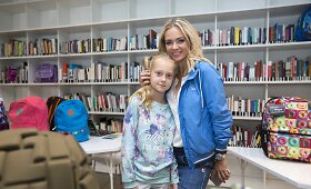 Ingrida Martinkėnaitė su dukra Marija ruo&scaron;iasi mokyklai