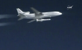 &bdquo;Pegasus XL&ldquo; raketa buvo paleista i&scaron; firmos lėktuvo &bdquo;Stargazer L-1011&ldquo;