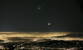 Veneros ir Jupiterio susitikimas danguje