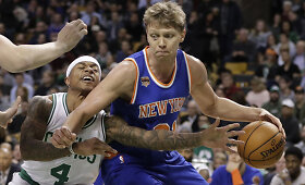 Antros &scaron;aunios M.Kuzminsko rungtynės &bdquo;Knicks&ldquo; starto penkete i&scaron; eilės