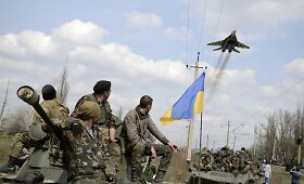 Ukrainos kariai Kramatorsko mieste