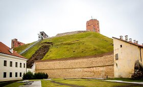 Gedimino kalno nuo&scaron;liauža 