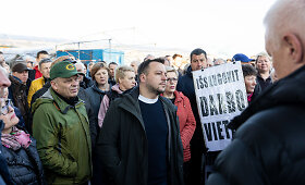Karolis Žukauskas susitiko su Gariūnų atstovais