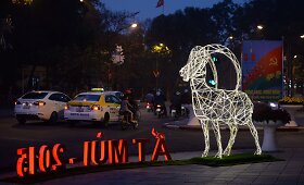 Azijiečiai pasitinka Kinų naujuosius metus