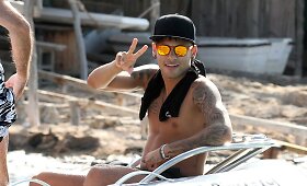 Futbolo žvaigždės Neymaro atostogos Ispanijoje