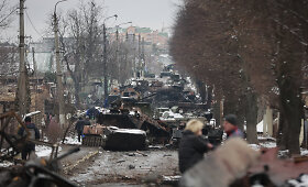 Septintą dieną besitęsiantys Rusijos kariniai veiksmai Ukrainoje