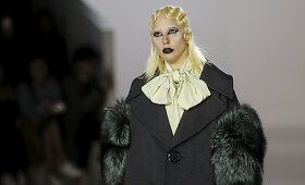 Lady Gaga žengė podiumu per &bdquo;Marc Jacobs&ldquo; madų &scaron;ou Niujorke
