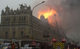 San Paulo portugalų kalbos muziejuje kilo gaisras