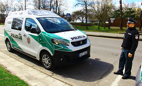 Naujų Panevėžio apskrities VPK automobilių pristatymas
