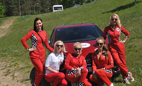 Vairuojančių moterų asociacijos &bdquo;Racing Ladies&ldquo; slalomas Zarasuose