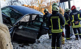 Trijų automobilių avarija Ukmergės gatvėje