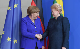 Dalia Grybauskaitė susitinka su Vokietijos kanclere Angela Merkel