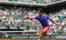 Rogeris Federeris užtikrinta pergale pradėjo &bdquo;Roland Garros&ldquo; 2015 metų turnyrą