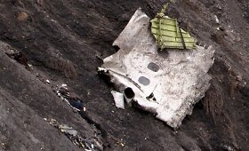 &bdquo;Germanwings&ldquo; lėktuvo katastrofos vietoje