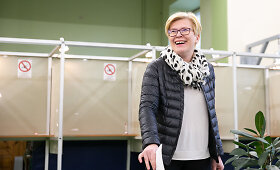 Ingrida &Scaron;imonytė balsavo Prezidento rinkimuose