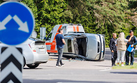 Liepojos plente susidūrė &bdquo;Toyota&ldquo; ir &bdquo;Opel&ldquo;
