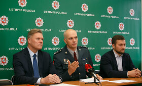 Kauno policija surengė spaudos konferenciją dėl eismo saugumo