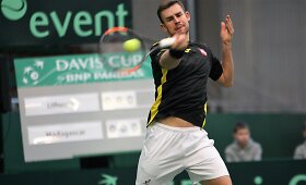 &bdquo;Davis cup&ldquo; turnyro mačas: Lietuva-Madagaskaras, dvejetų susitikimas