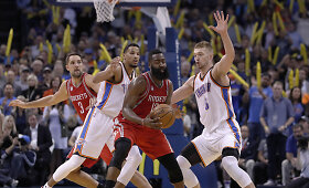 Domantas Sabonis tapo fantasti&scaron;ko Russello Westbrooko dėjimo liudininku