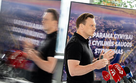 Valdas Benkunskas pristato rengiamą Vilniaus saugumo politikos planą