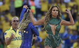 Pasaulio futbolo čempionato atidarymo ceremonija su Jennifer Lopez, Pitbull ir brazile Claudia Leitte