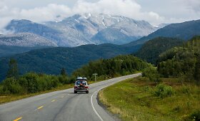 Užburianti &Scaron;iaurės Norvegijos gamta