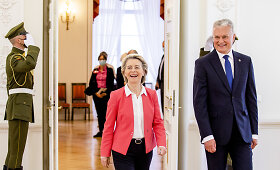 Prezidentas susitiko su Europos Komisijos Pirmininke Ursula von der Leyen