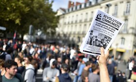 Prancūzijos darbo rinkos reformos įžiebė naujus protestus