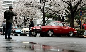 Japonijos klasikinių automobilių festivalis Tokijuje