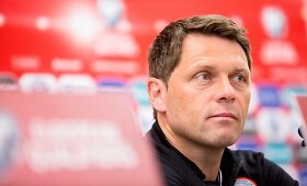 Liuksemburgo futbolo rinktinės spaudos konferencija