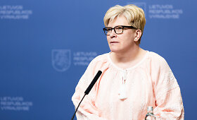 Lietuvos ir Ukrainos premjerų spaudos konferencija vyriausybėje