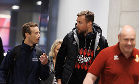 Donatas Motiejūnas su komanda atvyko į Kauną