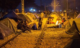 Idomeni (Graikija) pabėgėlių stovykla