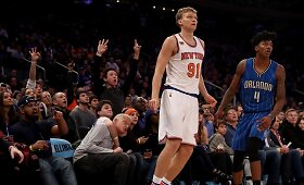 Mindaugo Kuzminsko trita&scaron;kiai neužvedė &bdquo;Knicks&ldquo; pergalei