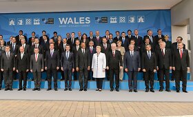 NATO vir&scaron;ūnių susitikimas Niuporte