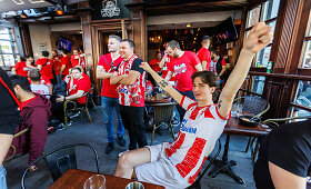 &bdquo;Olympiacos&ldquo; sirgalių eisena link &bdquo;Žalgirio&ldquo; arenos