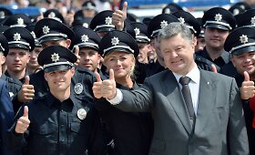 Kijeve prisiekė naujieji policijos patruliai
